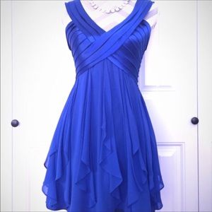 BCBG MaxAzria blue size 6 short cocktail dress